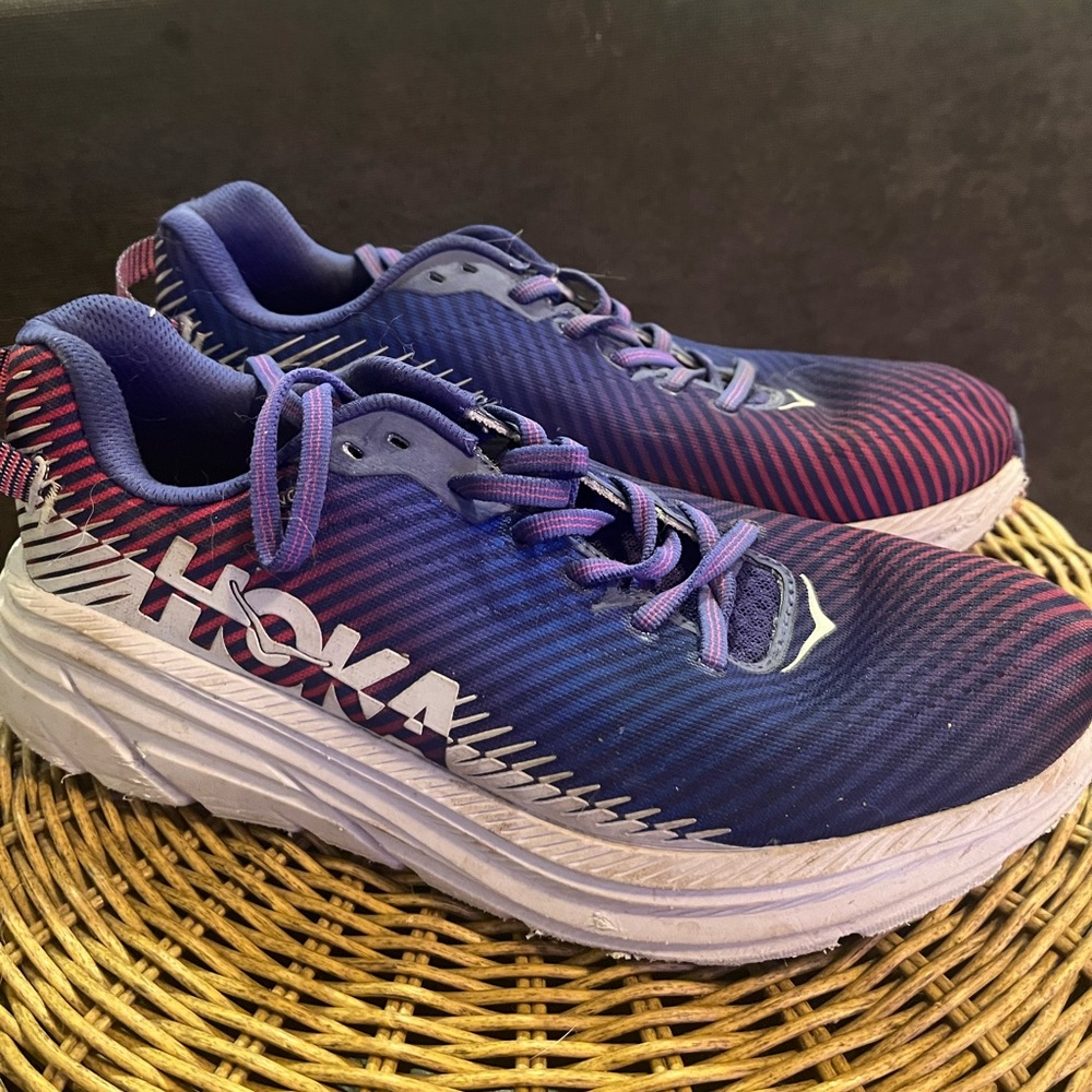 Hoka Women's Blue and Purple Athletic Shoes